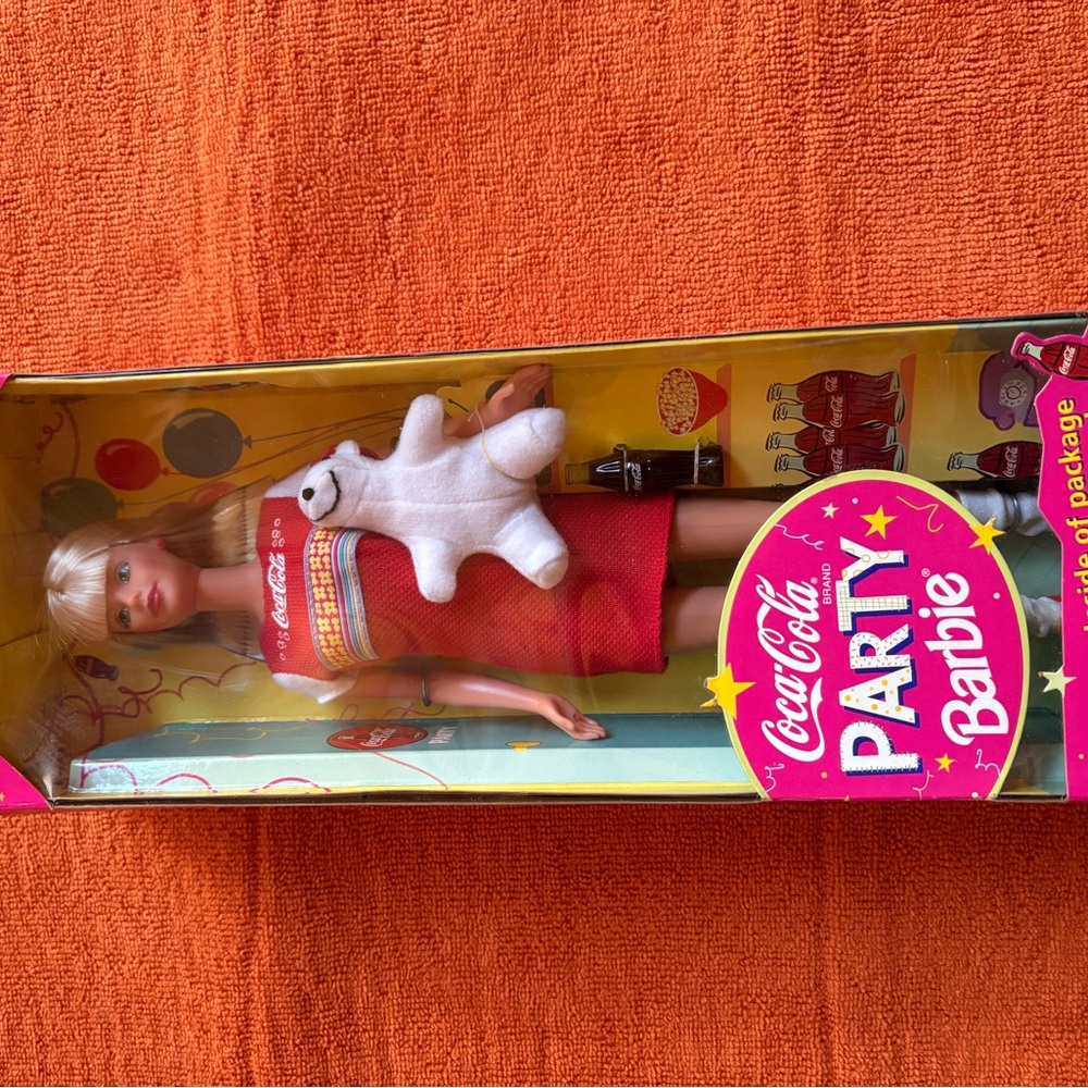 NIB 1998 Coca Cola Party Barbie by Mattel - Picture 2 of 8